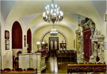 another angle of the Sephardic synagogue 